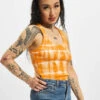 URBAN CLASSICS Damen Tank Tops Batik In Orange -URBAN CLASSICS Verkäufe urban classics tank tops orange 102578