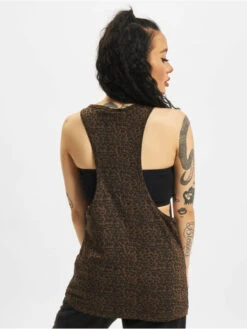 URBAN CLASSICS Damen Tank Tops Ladies Leo Loose In Schwarz -URBAN CLASSICS Verkäufe urban classics tank tops schwarz 126002 1