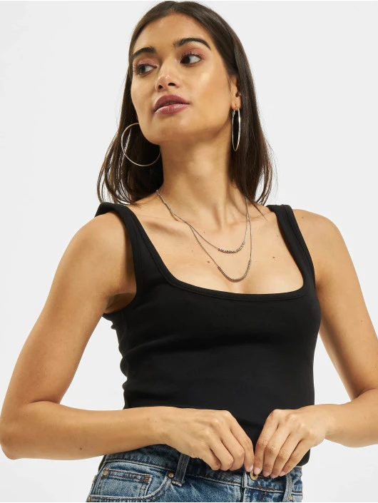URBAN CLASSICS Damen Tank Tops Wide In Schwarz 3 URBAN CLASSICS Damen Tank Tops Wide In Schwarz