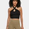 URBAN CLASSICS Damen Tank Tops Ladies Rib Knit Crossed Neckholder In Schwarz 2 URBAN CLASSICS Damen Tank Tops Ladies Rib Knit Crossed Neckholder In Schwarz -URBAN CLASSICS Verkäufe urban classics tank tops schwarz 915936