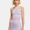 URBAN CLASSICS Damen Tank Tops Ladies Rib Knit Crossed Neckholder In Violet 1 URBAN CLASSICS Damen Tank Tops Ladies Rib Knit Crossed Neckholder In Violet -URBAN CLASSICS Verkäufe urban classics tank tops violet 915948
