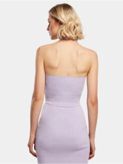 URBAN CLASSICS Damen Tank Tops Ladies Rib Knit Crossed Neckholder In Violet -URBAN CLASSICS Verkäufe urban classics tank tops violet 915948 1