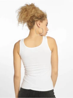 URBAN CLASSICS Damen Tank Tops 2-Pack Basic Stretch In Weiß -URBAN CLASSICS Verkäufe urban classics tank tops weiss 474376 1