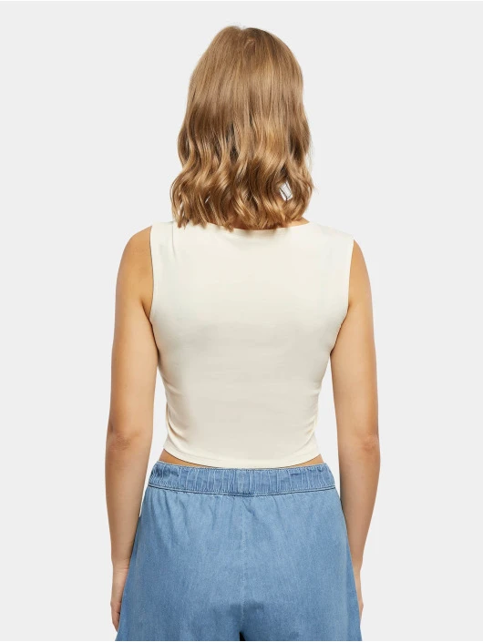 URBAN CLASSICS Damen Tank Tops Ladies Short Corsage In Weiß 4 URBAN CLASSICS Damen Tank Tops Ladies Short Corsage In Weiß – Bild 2