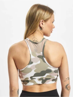 URBAN CLASSICS Damen Top Ladies Tech Mesh Bra In Camouflage -URBAN CLASSICS Verkäufe urban classics top camouflage 863838 1