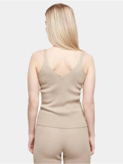 URBAN CLASSICS Damen Top Ladies Rib Knit In Grau -URBAN CLASSICS Verkäufe urban classics top grau 900298 1