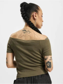 URBAN CLASSICS Damen Top Off Shoulder Rib In Olive 5 URBAN CLASSICS Damen Top Off Shoulder Rib In Olive -URBAN CLASSICS Verkäufe urban classics top olive 304713 1