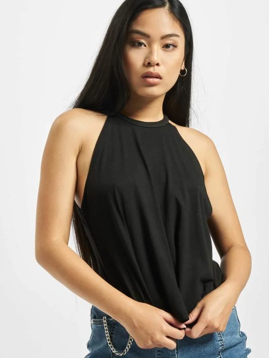 URBAN CLASSICS Damen Top Tank In Schwarz 3 URBAN CLASSICS Damen Top Tank In Schwarz