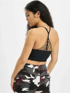 URBAN CLASSICS Damen Top Ladies Laces String In Schwarz -URBAN CLASSICS Verkäufe urban classics top schwarz 799318 1