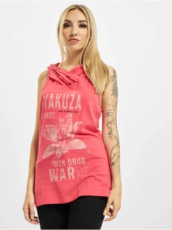 Damen Tank Tops Drug War In Pink
